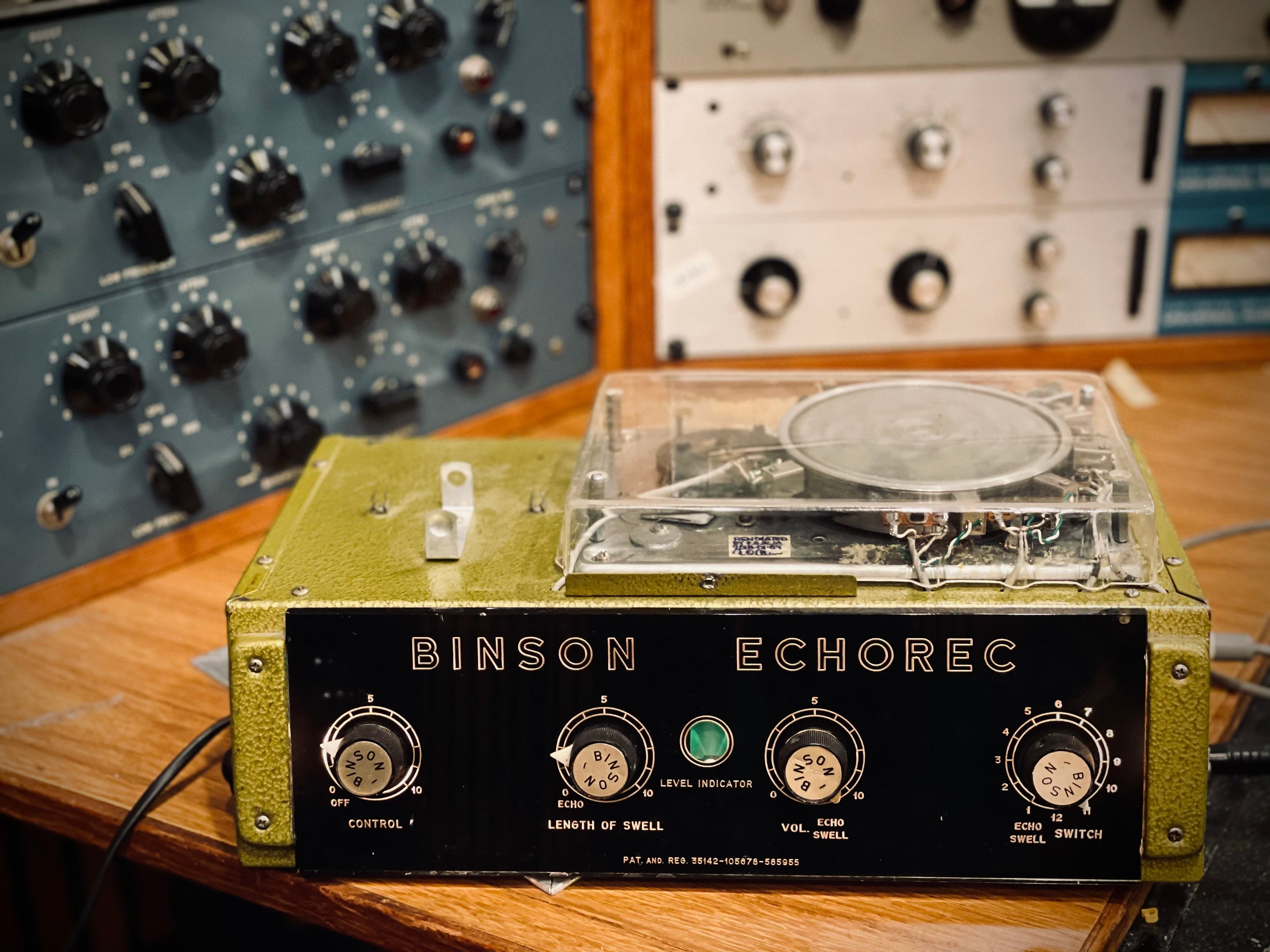Equipment in the studio